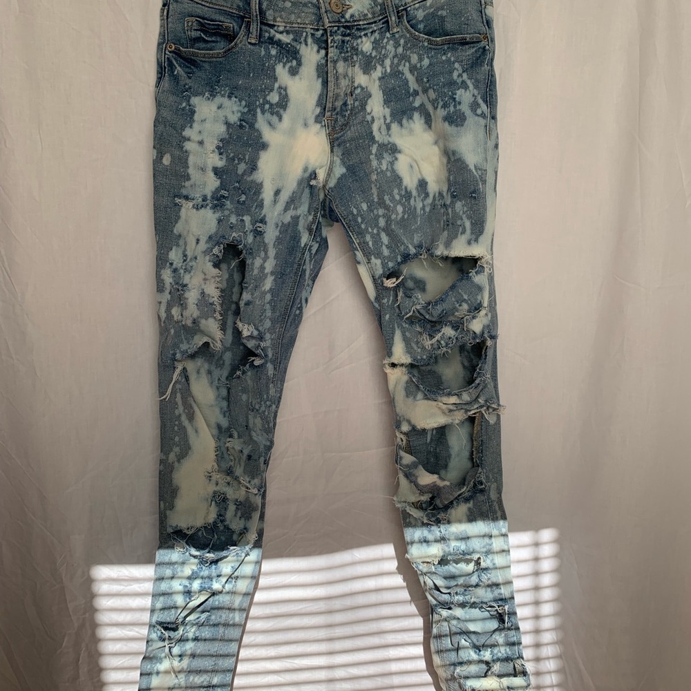 Old Navy Acid Wash Ripped Jeans